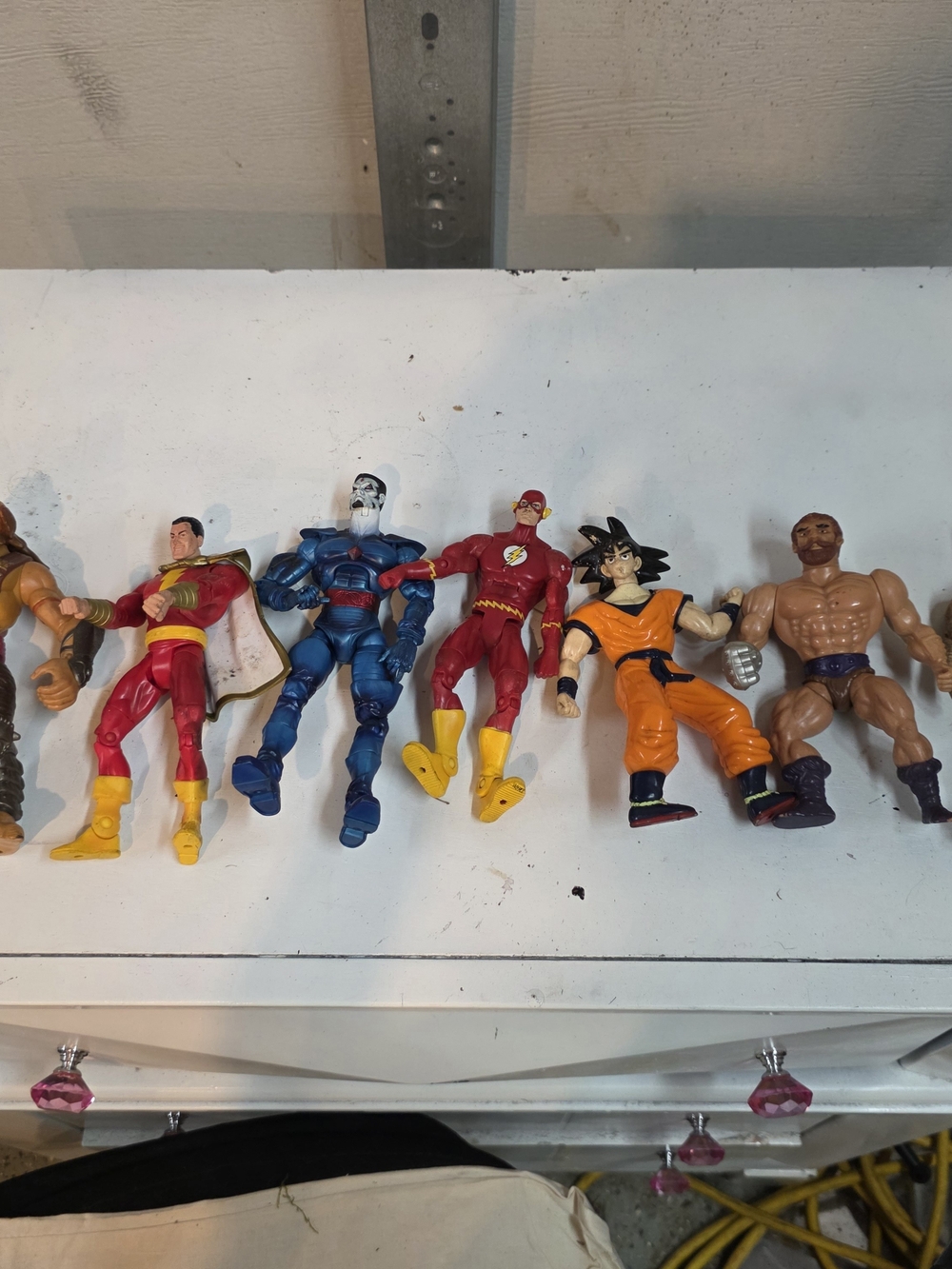 Mixed Kids Action Figure Pack - Red, Blue, Yellow, Orange, Tan